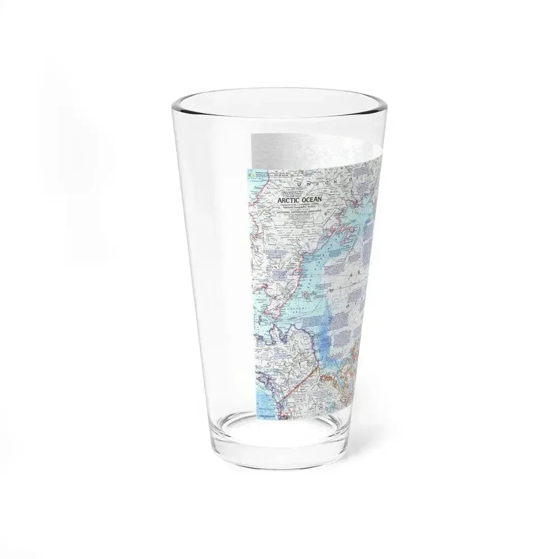 Arctic Ocean (1971) (Map) Pint Glass 16oz - Go Mug Yourself