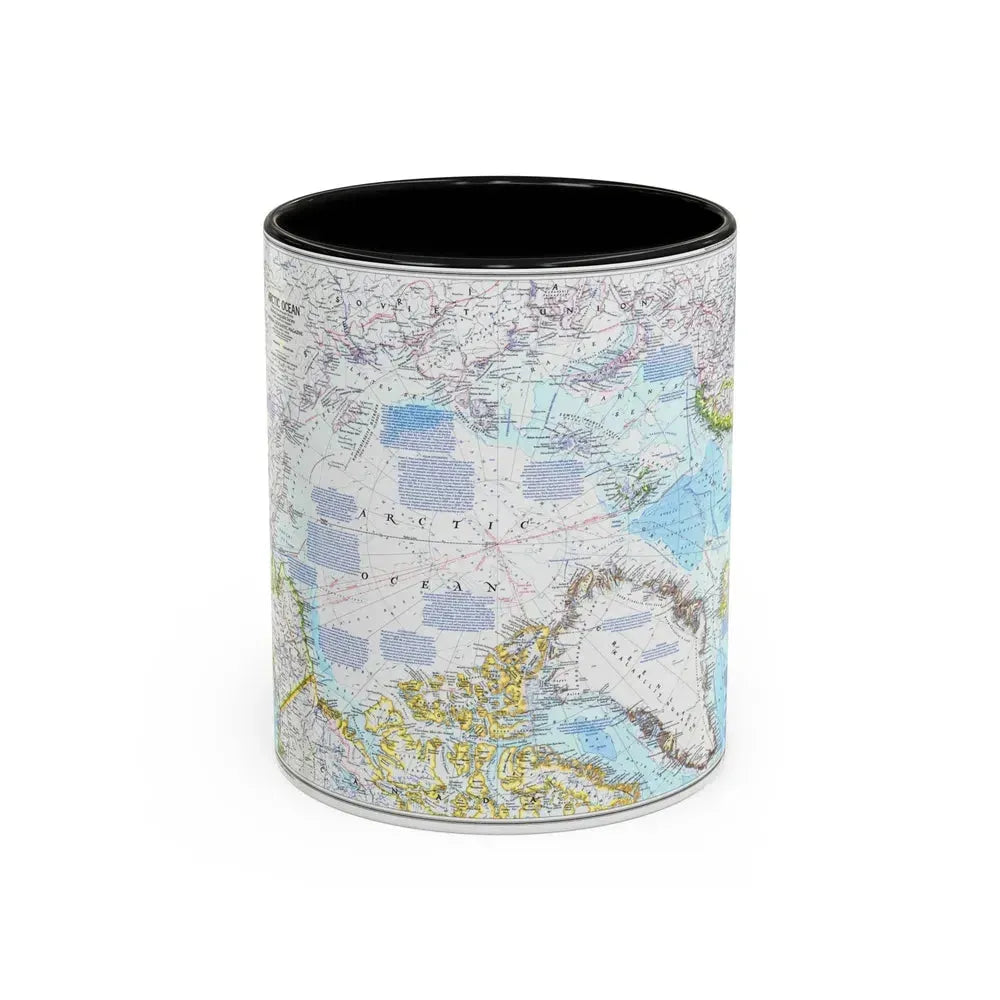 Arctic Ocean (1983) (Map) Accent Coffee Mug 11oz Black - Go Mug Yourself