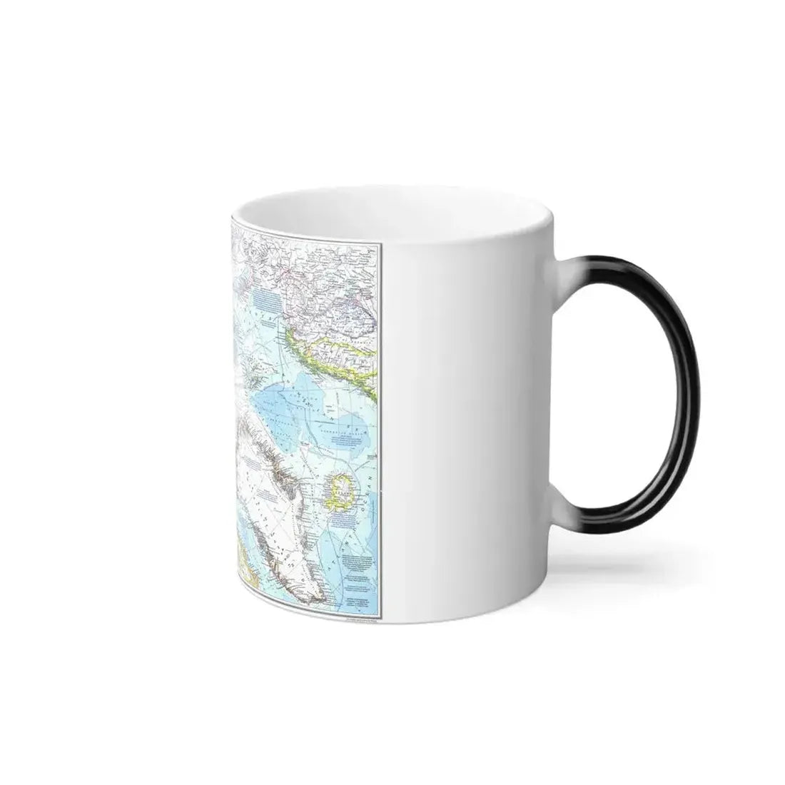Arctic Ocean (1983) (Map) Color Changing Mug 11oz - Go Mug Yourself