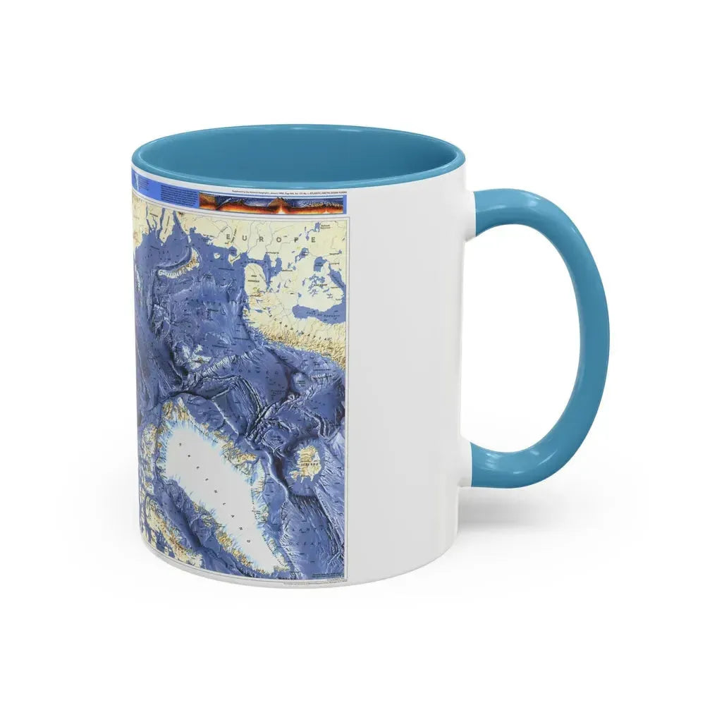 Arctic Ocean (1990) (Map) Accent Coffee Mug - Go Mug Yourself