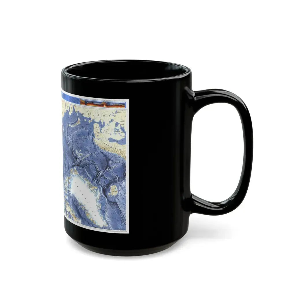 Arctic Ocean (1990) (Map) Black Coffee Mug - Go Mug Yourself