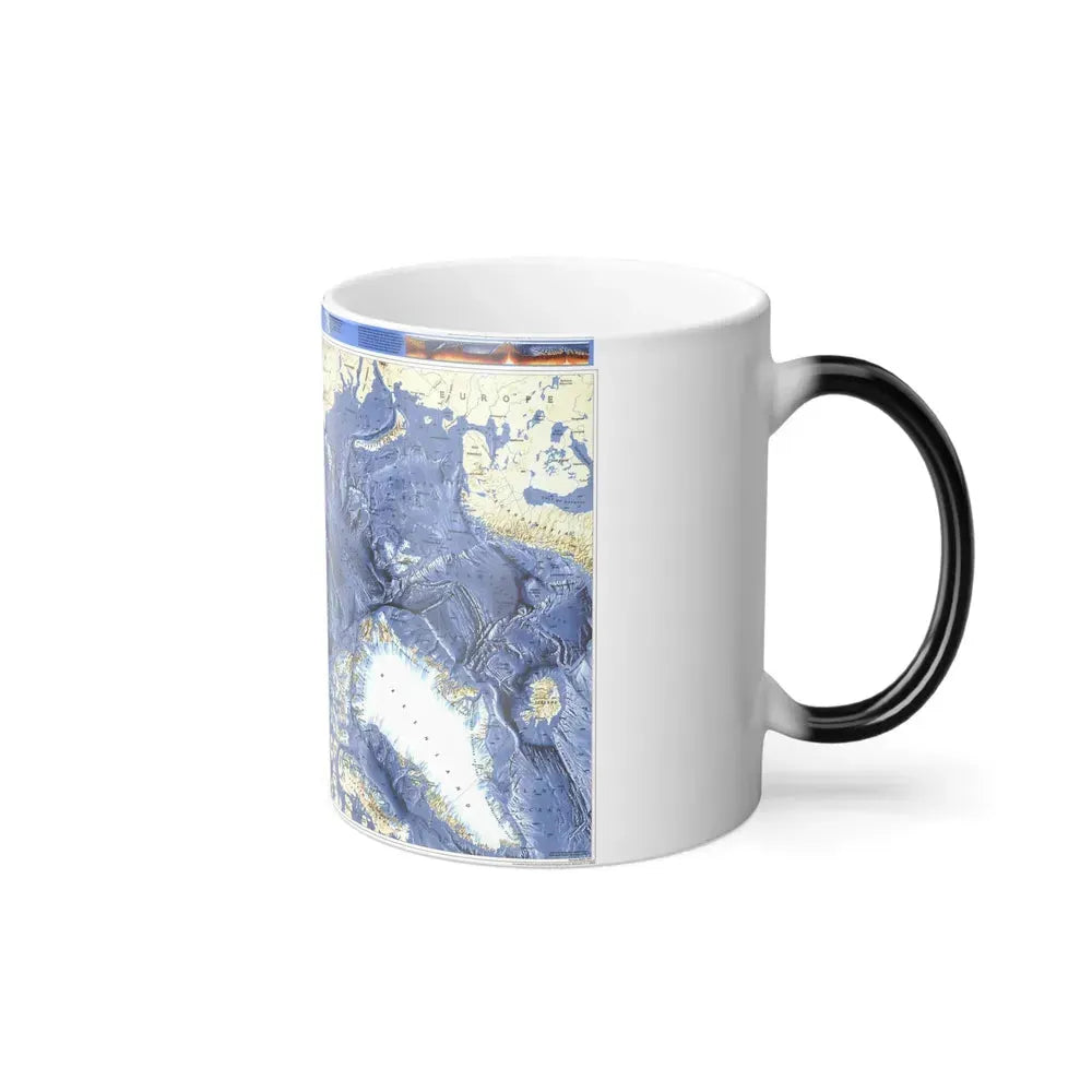 Arctic Ocean (1990) (Map) Color Changing Mug 11oz - Go Mug Yourself