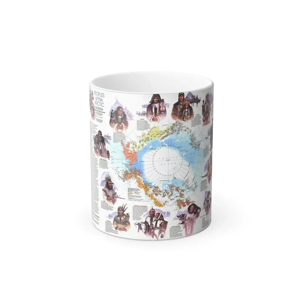 Arctic - Peoples of the (1983) (Map) Color Changing Mug 11oz Default Title 11oz - Go Mug Yourself