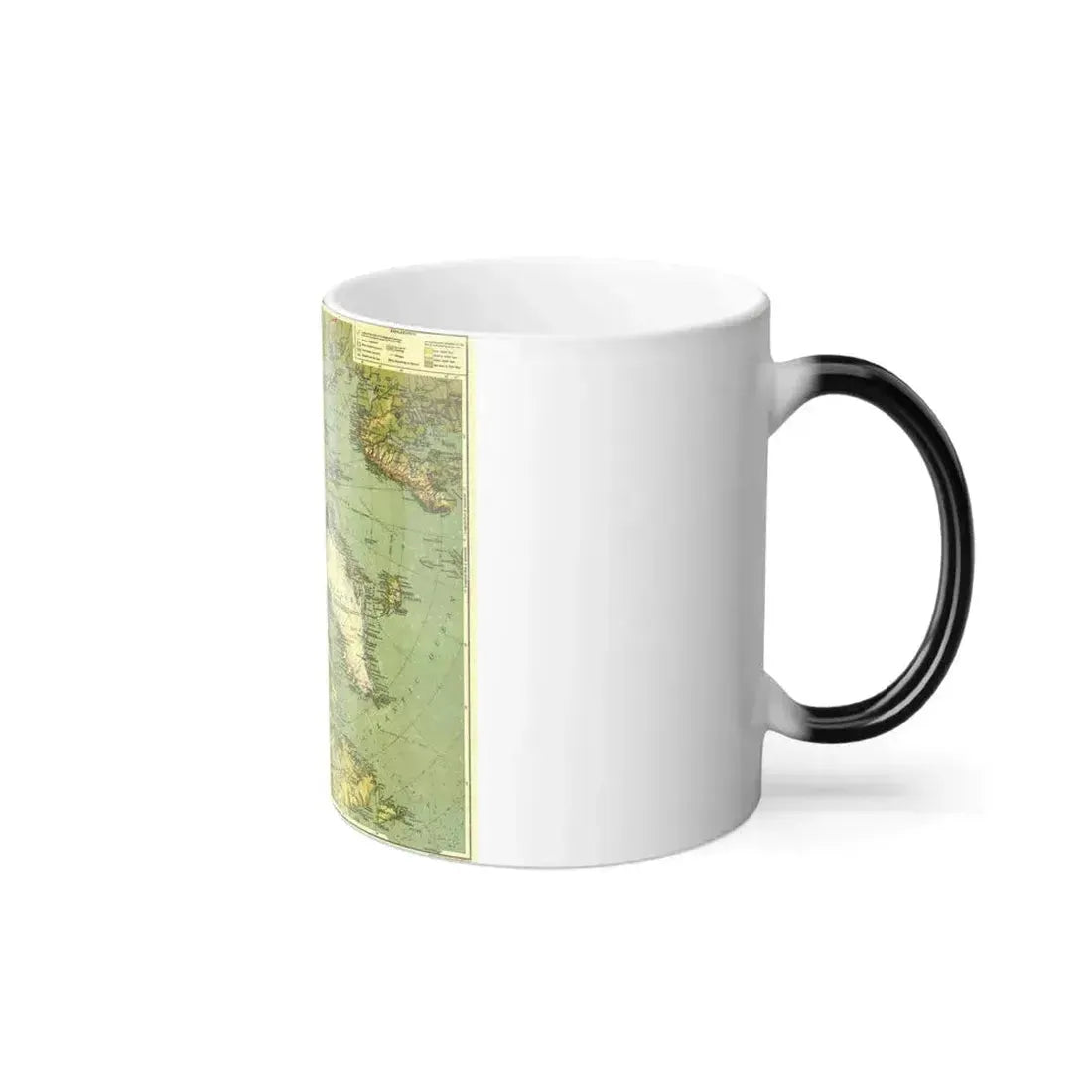 Arctic Regions (1925) (Map) Color Changing Mug 11oz - Go Mug Yourself
