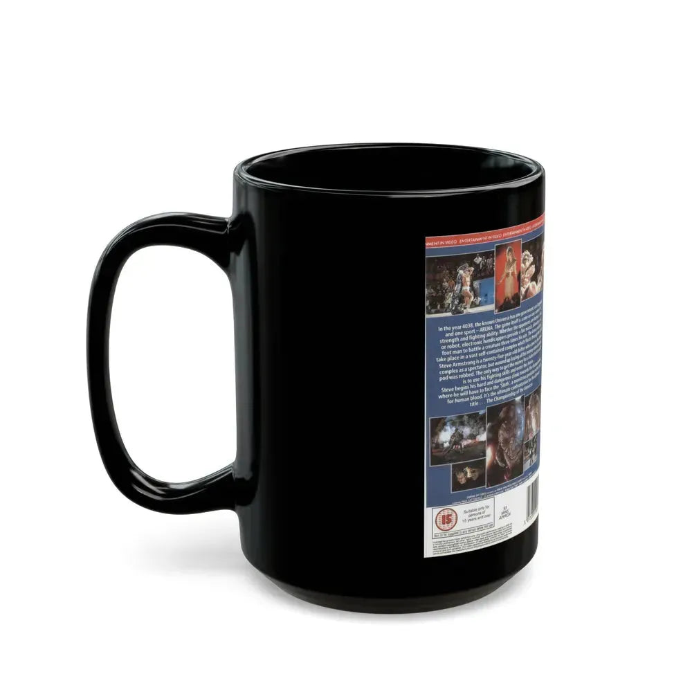 ARENA SCIFI (VHS COVER) - Black Coffee Mug - Go Mug Yourself