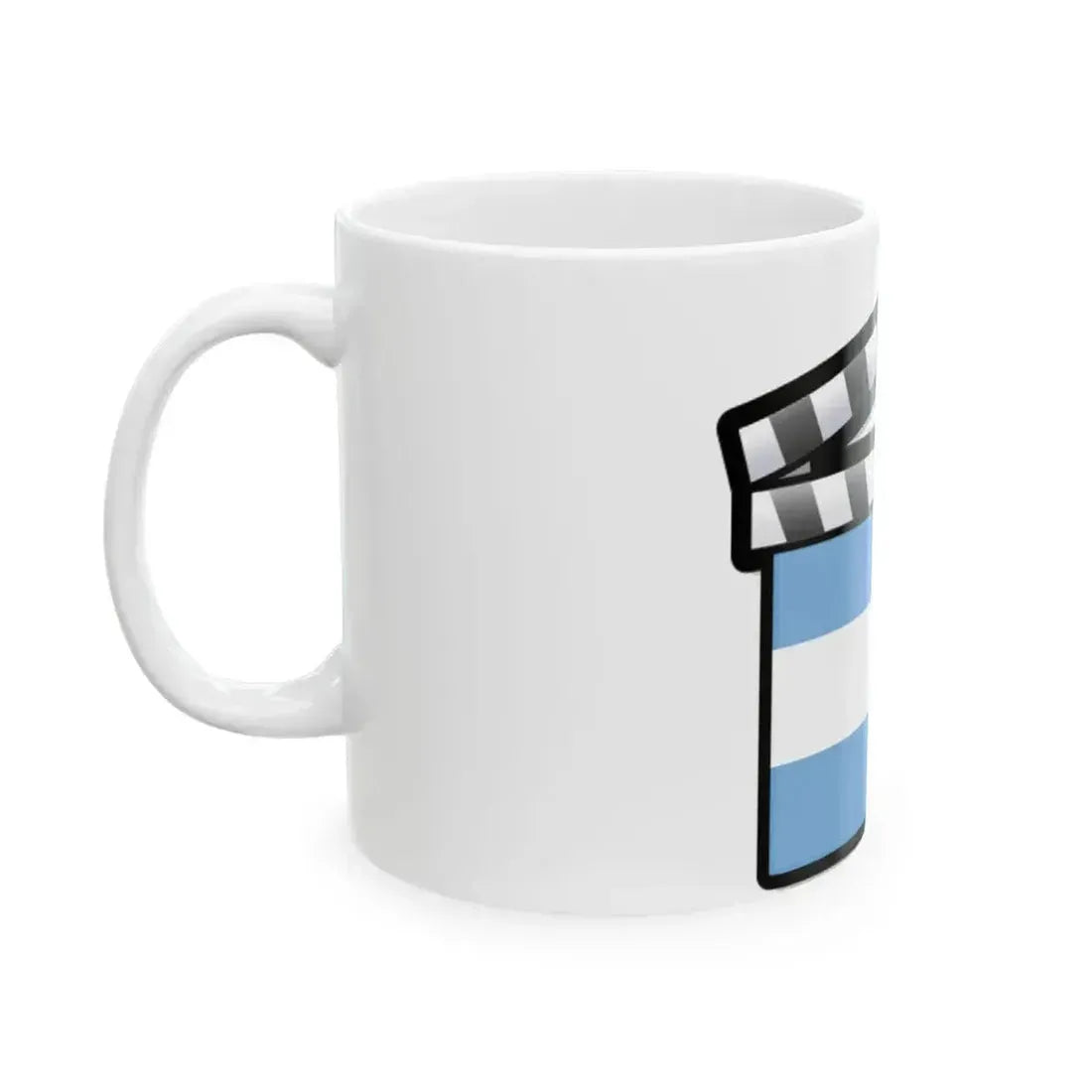 Argentina film clapperboard (Argentina) White Coffee Mug - Go Mug Yourself