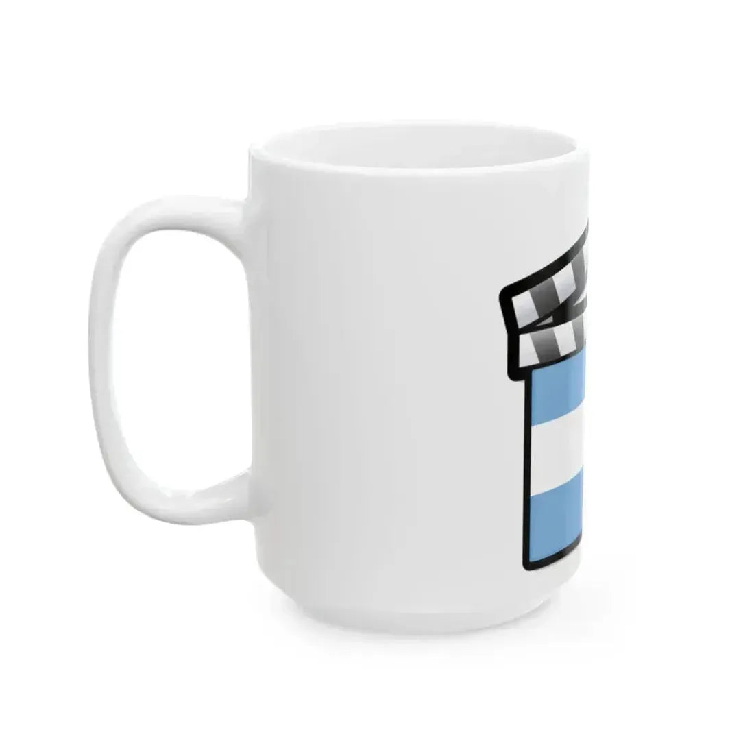 Argentina film clapperboard (Argentina) White Coffee Mug - Go Mug Yourself
