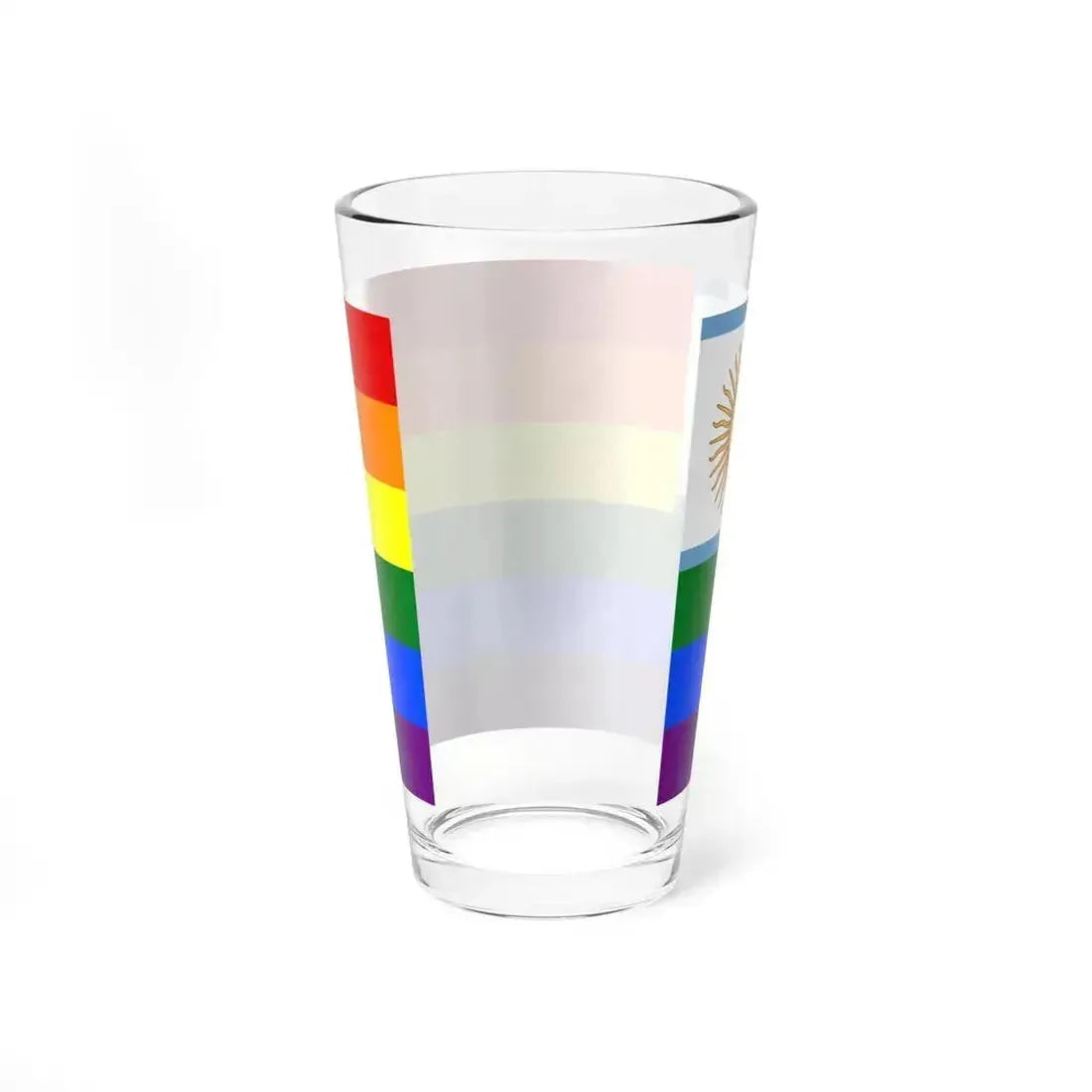 Argentina Gay flag (Argentina) Pint Glass 16oz - Go Mug Yourself