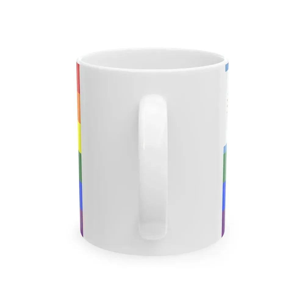 Argentina Gay flag (Argentina) White Coffee Mug - Go Mug Yourself
