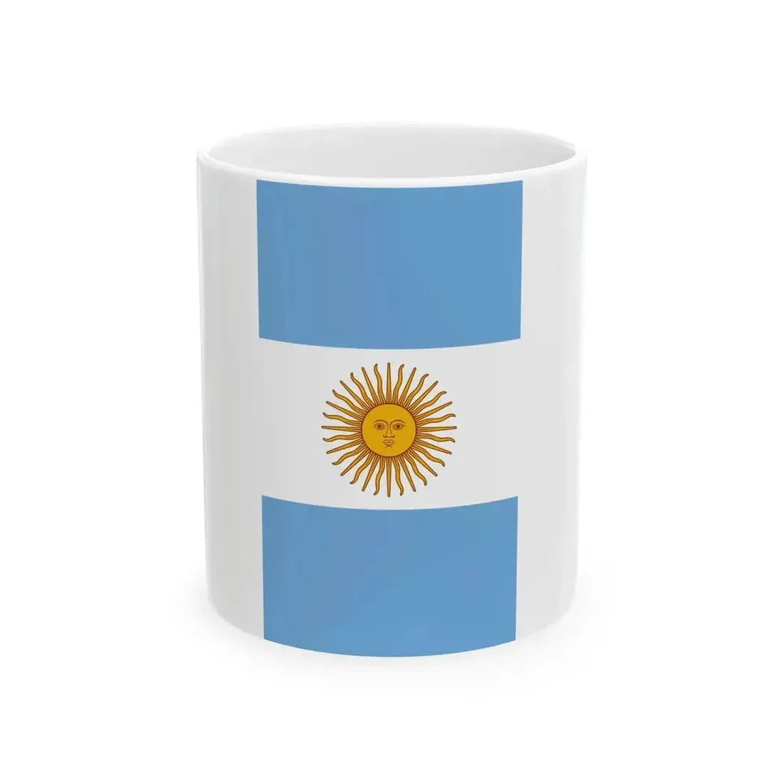 Argentine Naval Aviation fin flash (Argentina) White Coffee Mug 11oz - Go Mug Yourself