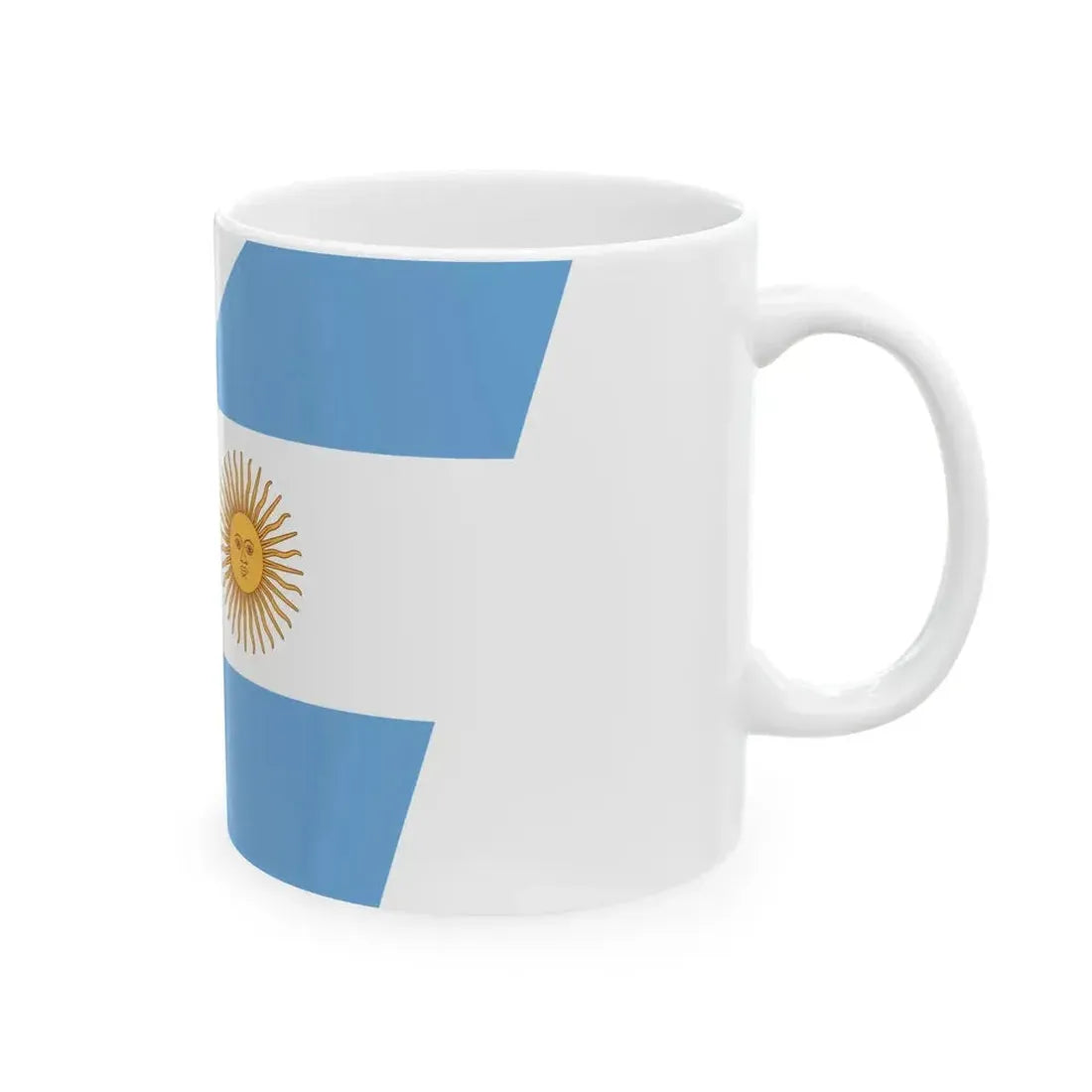 Argentine Naval Aviation fin flash tail (Argentina) White Coffee Mug - Go Mug Yourself