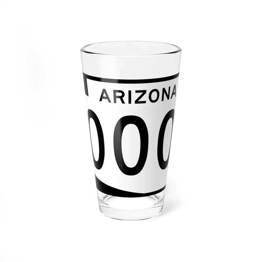 Arizona 000 template (Arizona) (Road Sign) Pint Glss 16oz 16oz - Go Mug Yourself