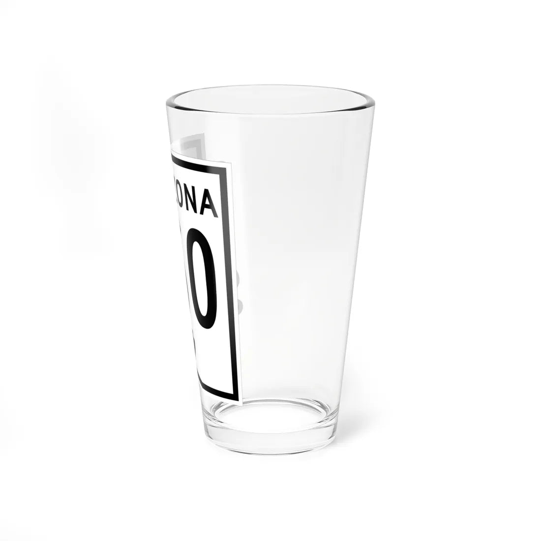 Arizona 160 1956 (Arizona) (Road Sign) Pint Glss 16oz - Go Mug Yourself