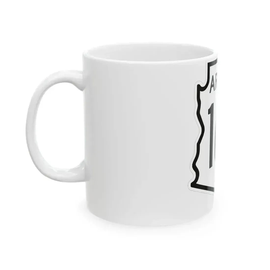 Arizona 160 1956 (Arizona) (Road Sign) White Coffee Mug - Go Mug Yourself
