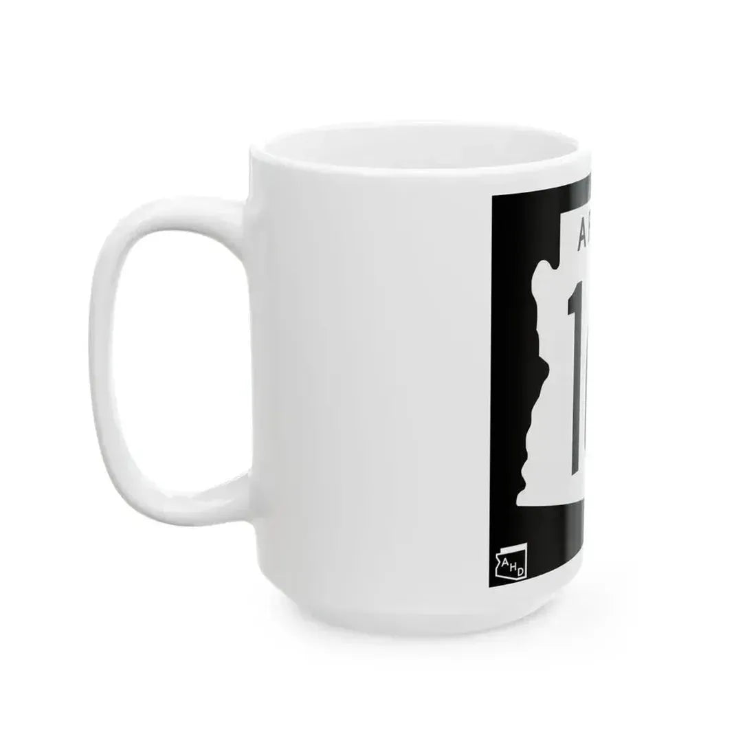 Arizona 160 1963 (Arizona) (Road Sign) White Coffee Mug - Go Mug Yourself