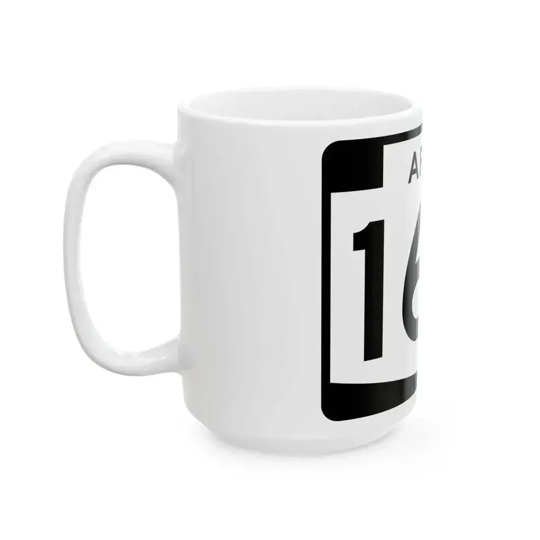 Arizona 160 (Arizona) (Road Sign) White Coffee Mug - Go Mug Yourself