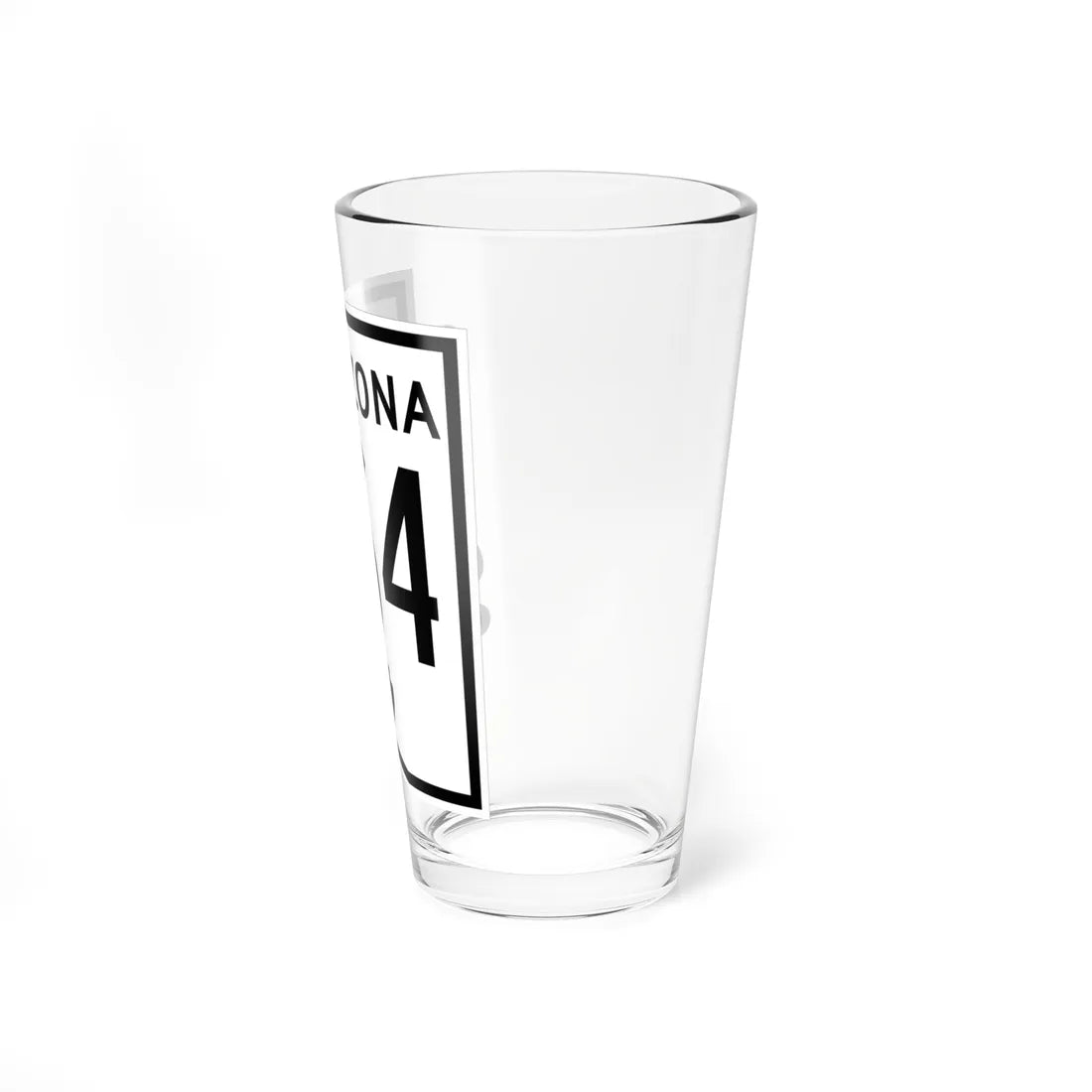 Arizona 164 1956 (Arizona) (Road Sign) Pint Glss 16oz - Go Mug Yourself