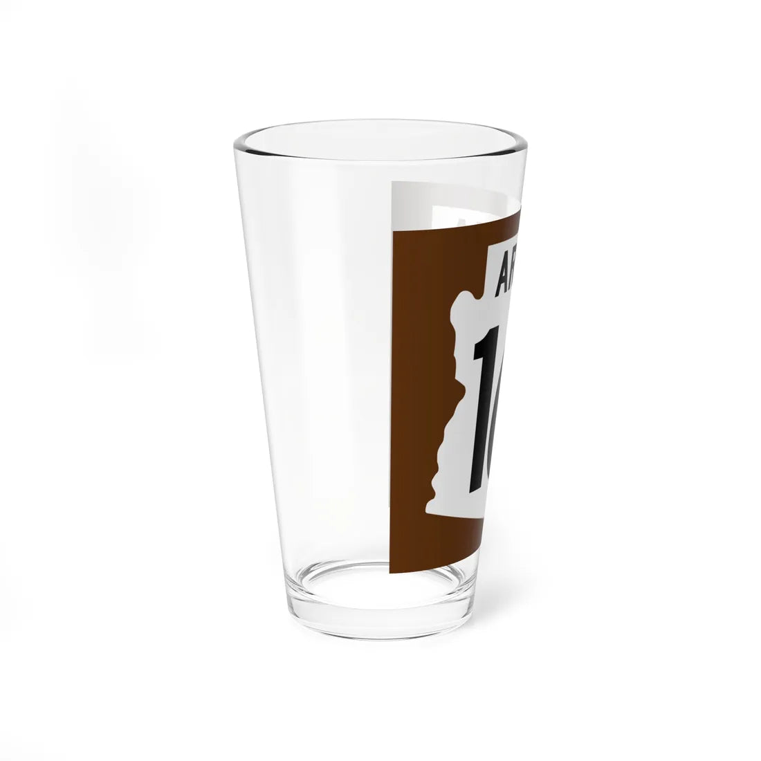 Arizona 164 1960 east (Arizona) (Road Sign) Pint Glss 16oz - Go Mug Yourself