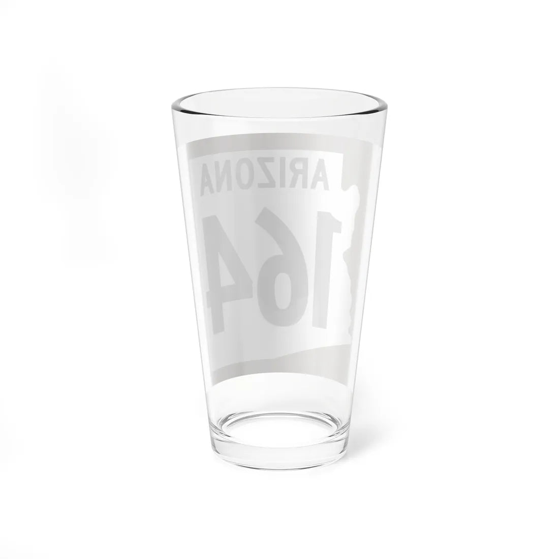 Arizona 164 1960 east (Arizona) (Road Sign) Pint Glss 16oz - Go Mug Yourself
