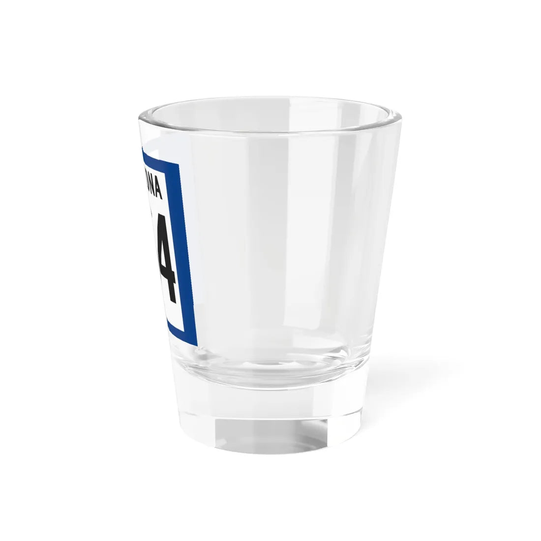 Arizona 164 1960 west (Arizona) (Road Sign) Shot Glass 1.5oz - Go Mug Yourself