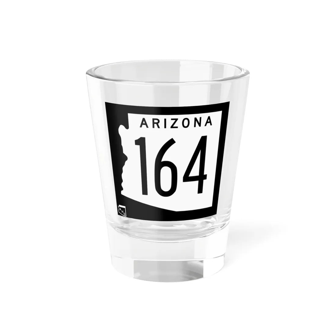 Arizona 164 1963 (Arizona) (Road Sign) Shot Glass 1.5oz 1.5oz - Go Mug Yourself