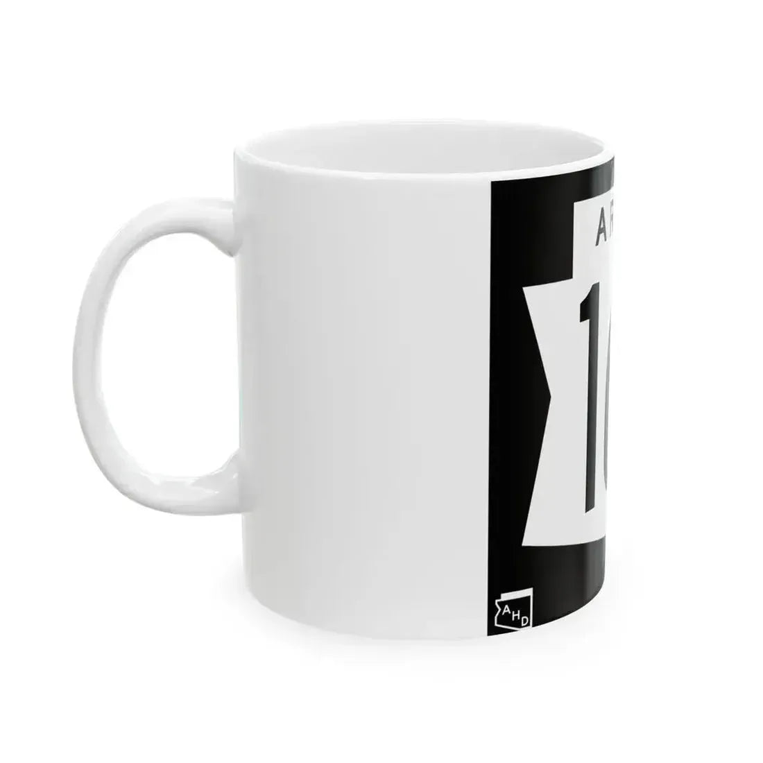 Arizona 164 1973 (Arizona) (Road Sign) White Coffee Mug - Go Mug Yourself