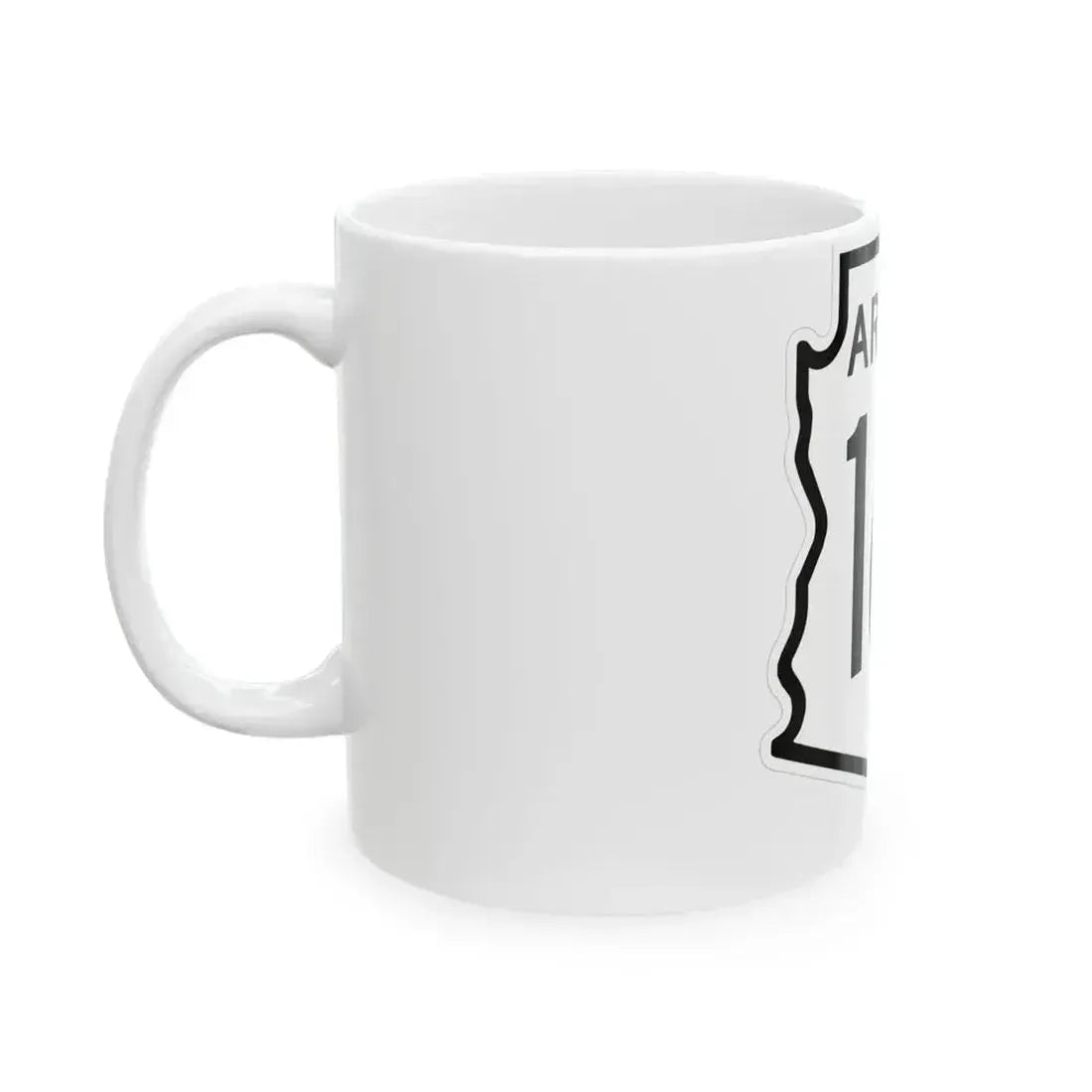 Arizona 166 1956 (Arizona) (Road Sign) White Coffee Mug - Go Mug Yourself