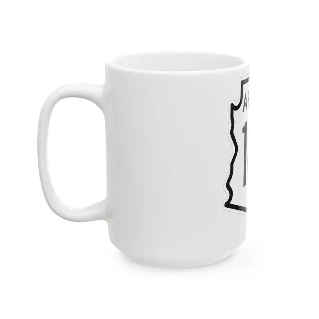 Arizona 166 1956 (Arizona) (Road Sign) White Coffee Mug - Go Mug Yourself