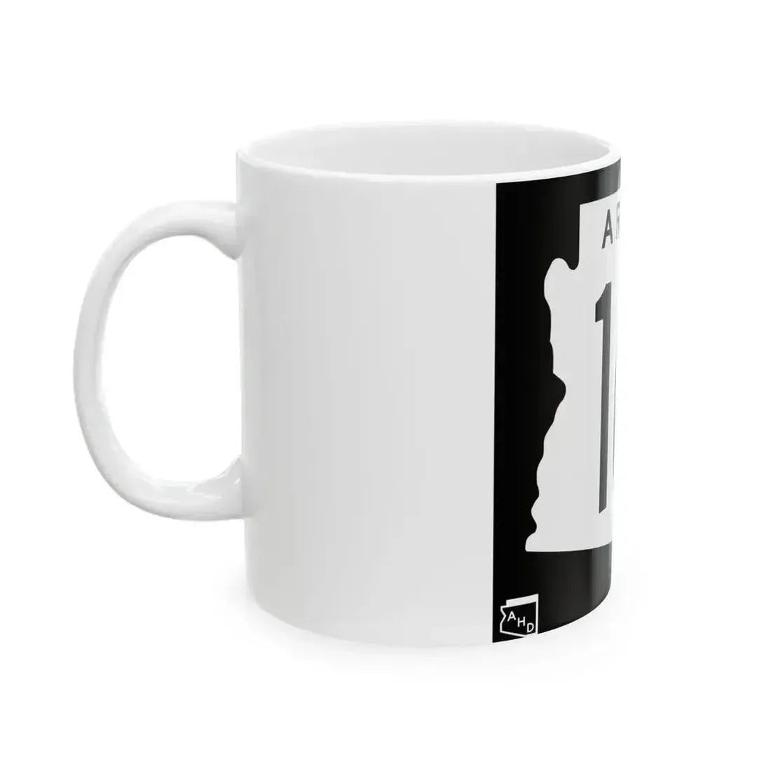 Arizona 166 1963 (Arizona) (Road Sign) White Coffee Mug - Go Mug Yourself