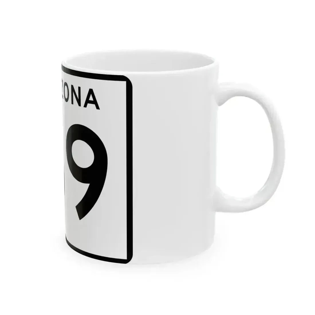 Arizona 169 (Arizona) (Road Sign) White Coffee Mug - Go Mug Yourself