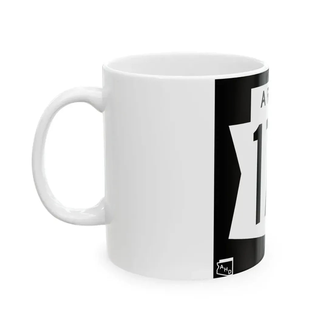 Arizona 170 1973 (Arizona) (Road Sign) White Coffee Mug - Go Mug Yourself