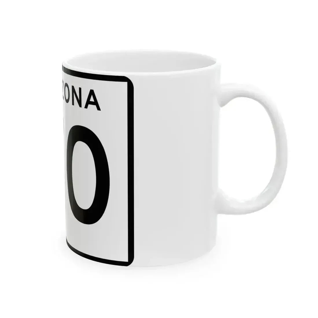 Arizona 170 (Arizona) (Road Sign) White Coffee Mug - Go Mug Yourself