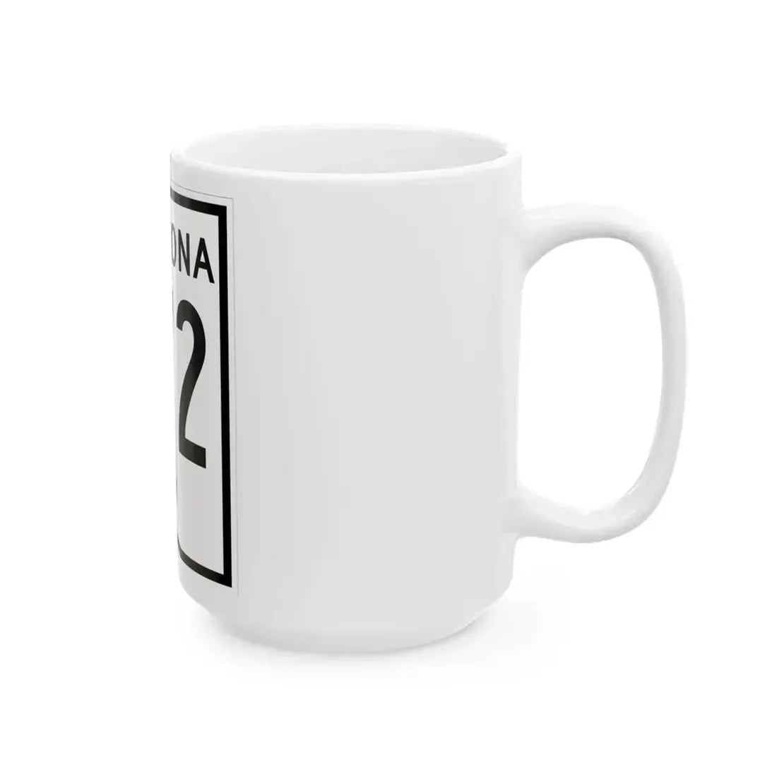 Arizona 172 1956 (Arizona) (Road Sign) White Coffee Mug - Go Mug Yourself