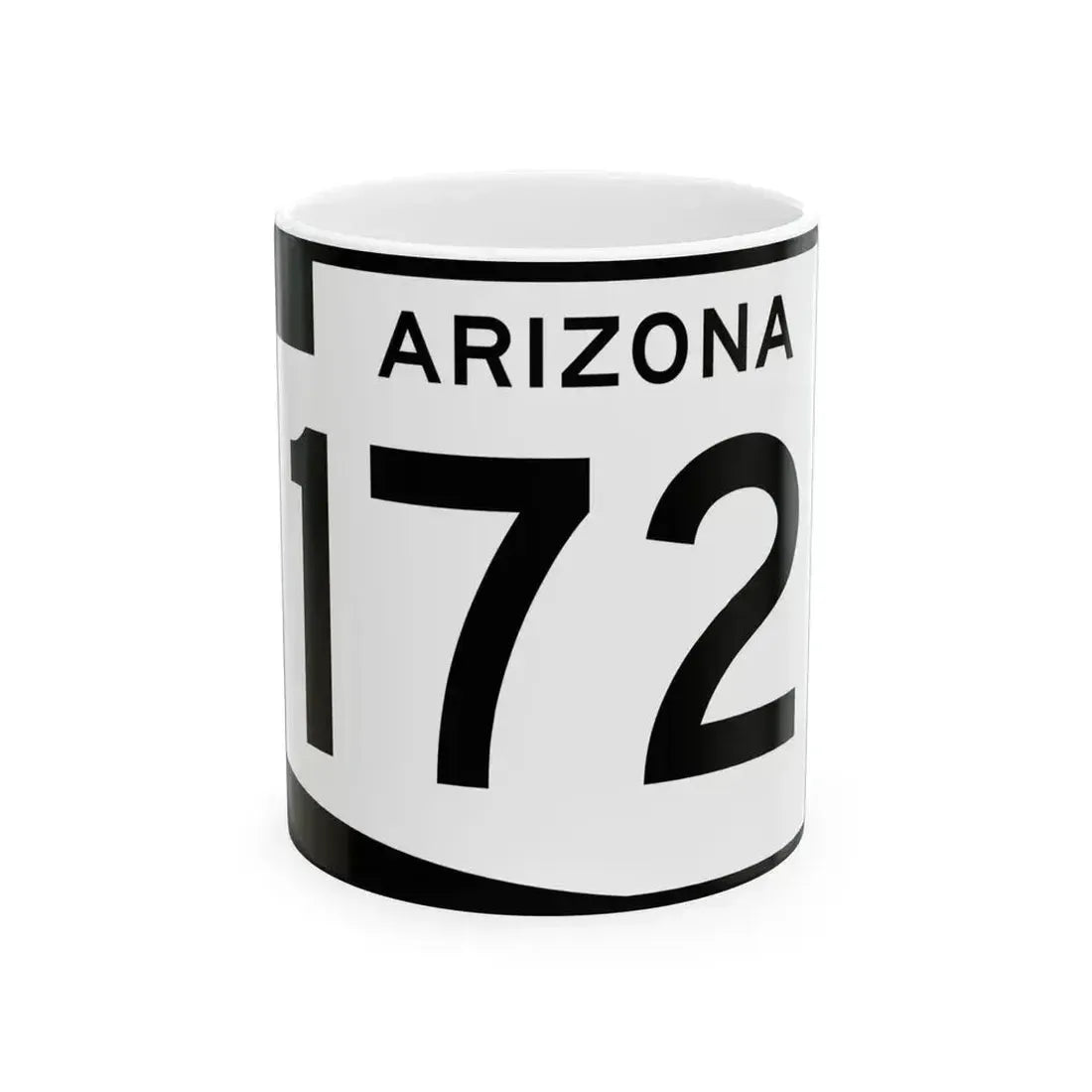 Arizona 172 (Arizona) (Road Sign) White Coffee Mug 11oz - Go Mug Yourself