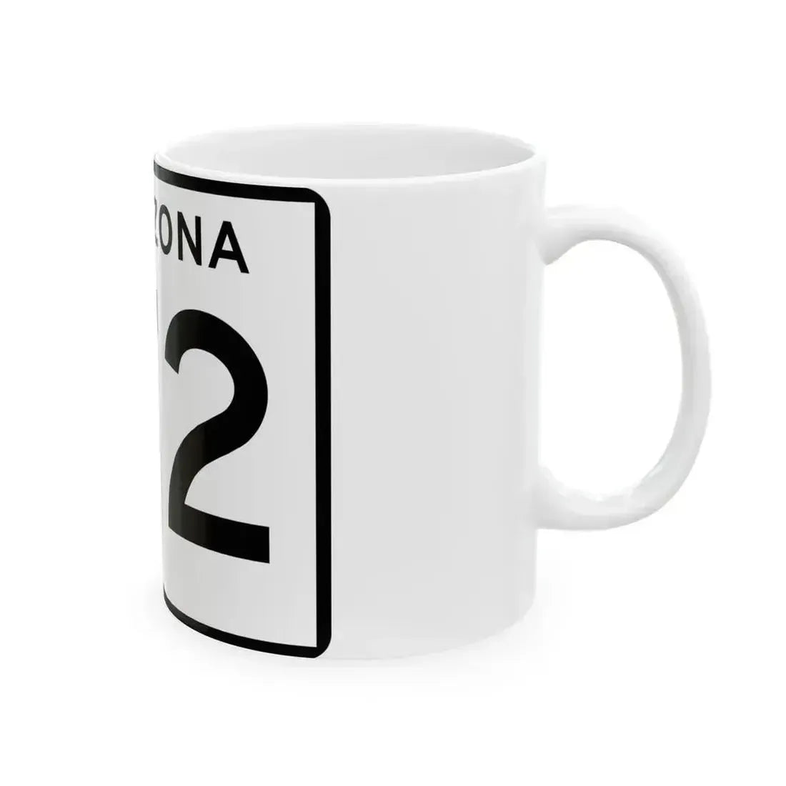 Arizona 172 (Arizona) (Road Sign) White Coffee Mug - Go Mug Yourself