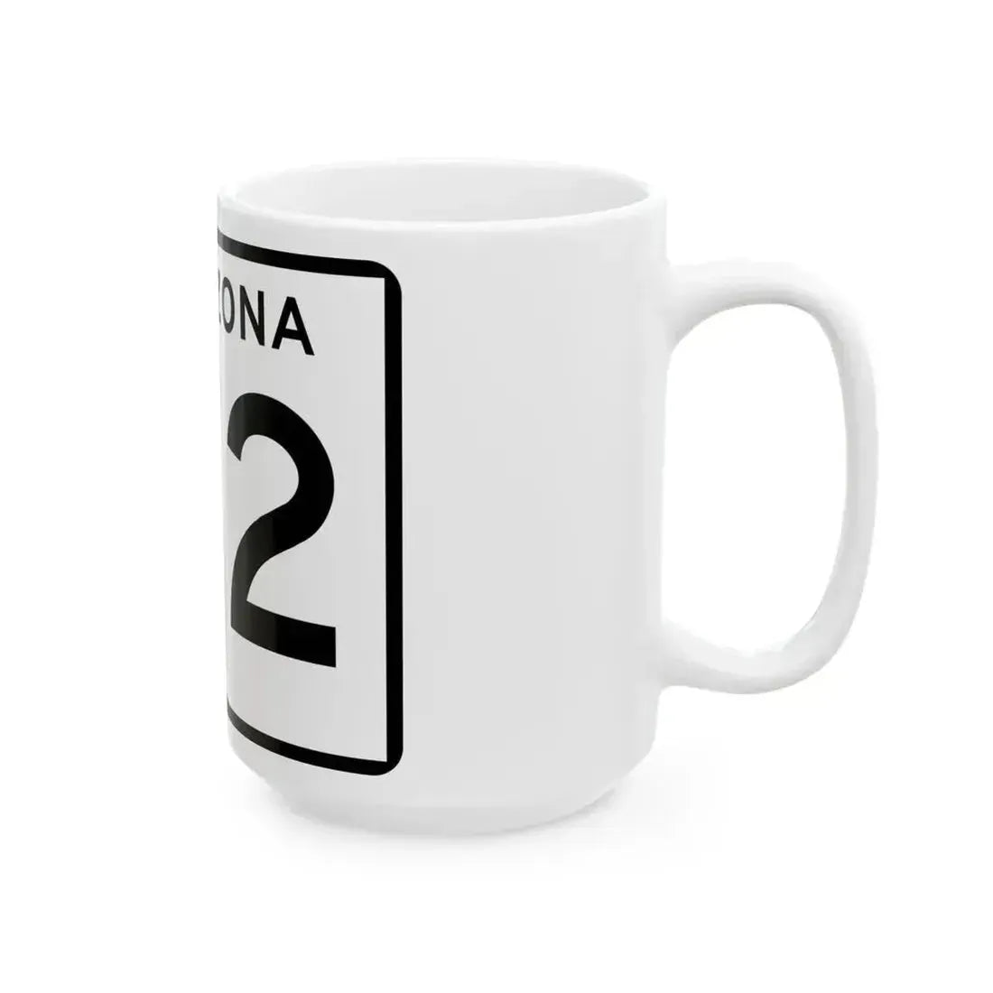 Arizona 172 (Arizona) (Road Sign) White Coffee Mug - Go Mug Yourself