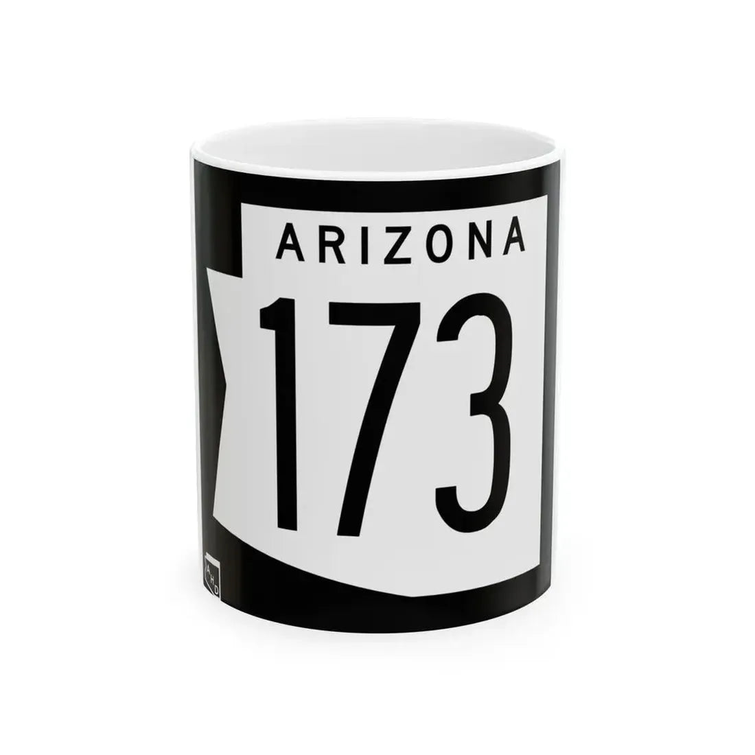 Arizona 173 1973 (Arizona) (Road Sign) White Coffee Mug 11oz - Go Mug Yourself