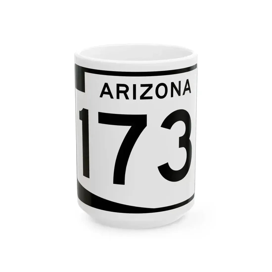 Arizona 173 (Arizona) (Road Sign) White Coffee Mug - Go Mug Yourself