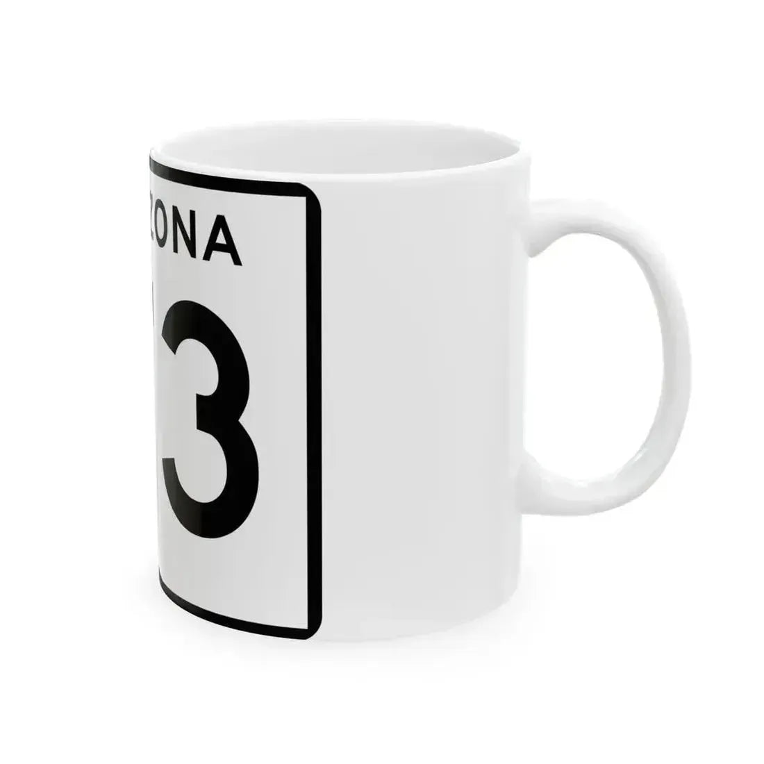Arizona 173 (Arizona) (Road Sign) White Coffee Mug - Go Mug Yourself