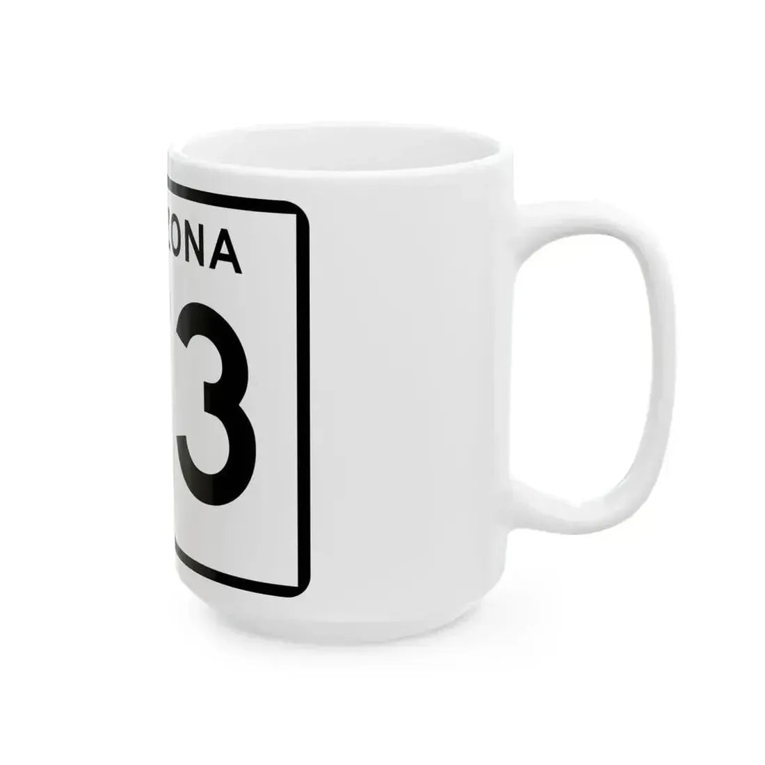 Arizona 173 (Arizona) (Road Sign) White Coffee Mug - Go Mug Yourself