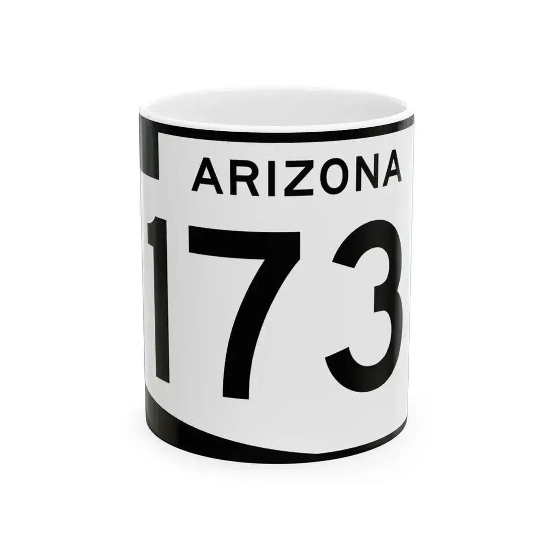 Arizona 173 (Arizona) (Road Sign) White Coffee Mug - Go Mug Yourself