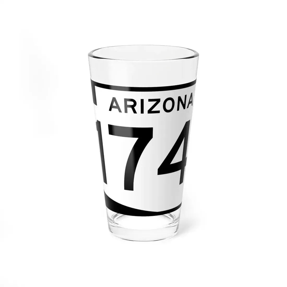 Arizona 174 (Arizona) (Road Sign) Pint Glss 16oz 16oz - Go Mug Yourself