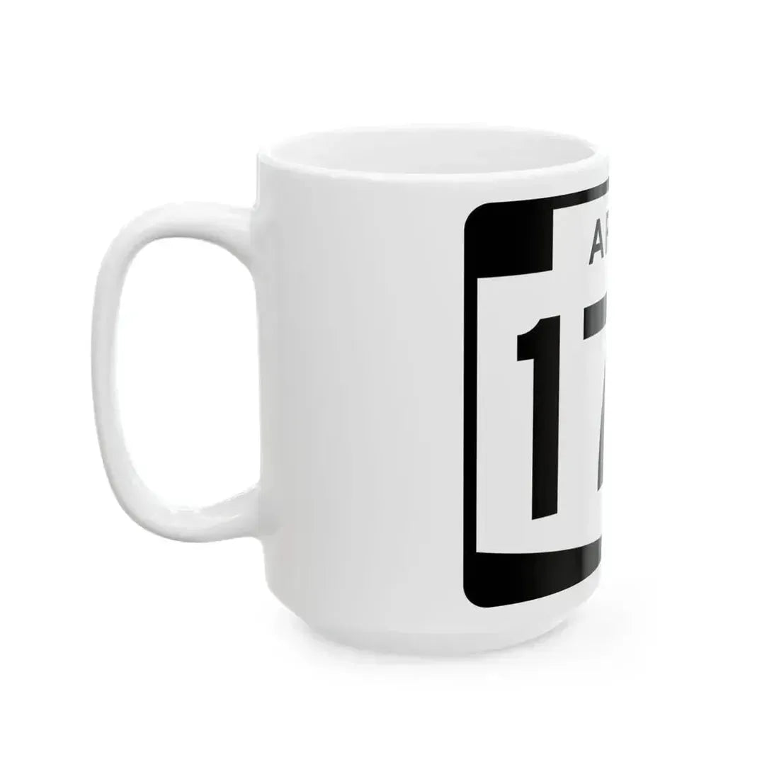Arizona 174 (Arizona) (Road Sign) White Coffee Mug - Go Mug Yourself