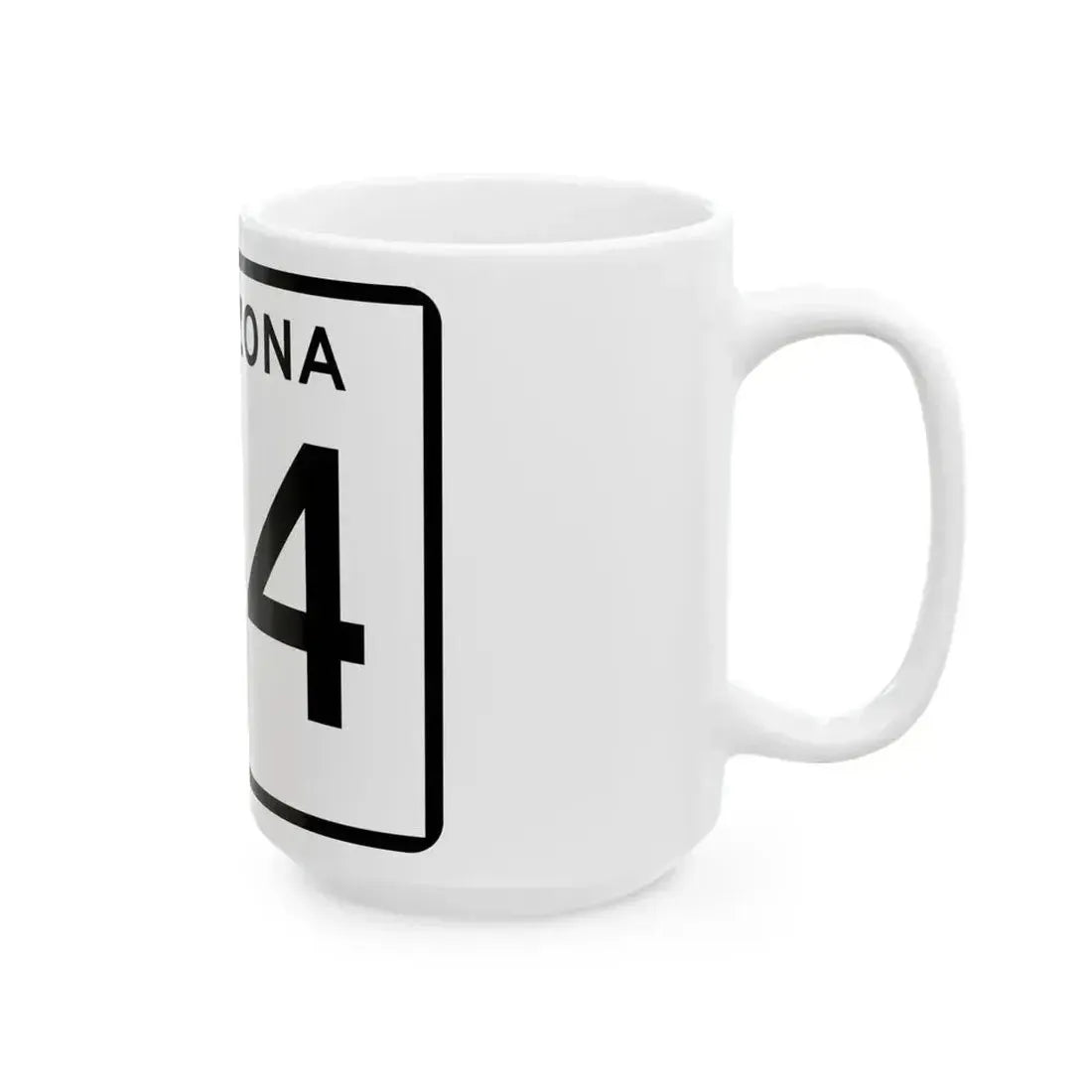 Arizona 174 (Arizona) (Road Sign) White Coffee Mug - Go Mug Yourself