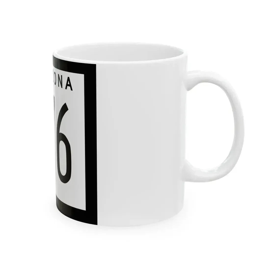 Arizona 176 1963 (Arizona) (Road Sign) White Coffee Mug - Go Mug Yourself
