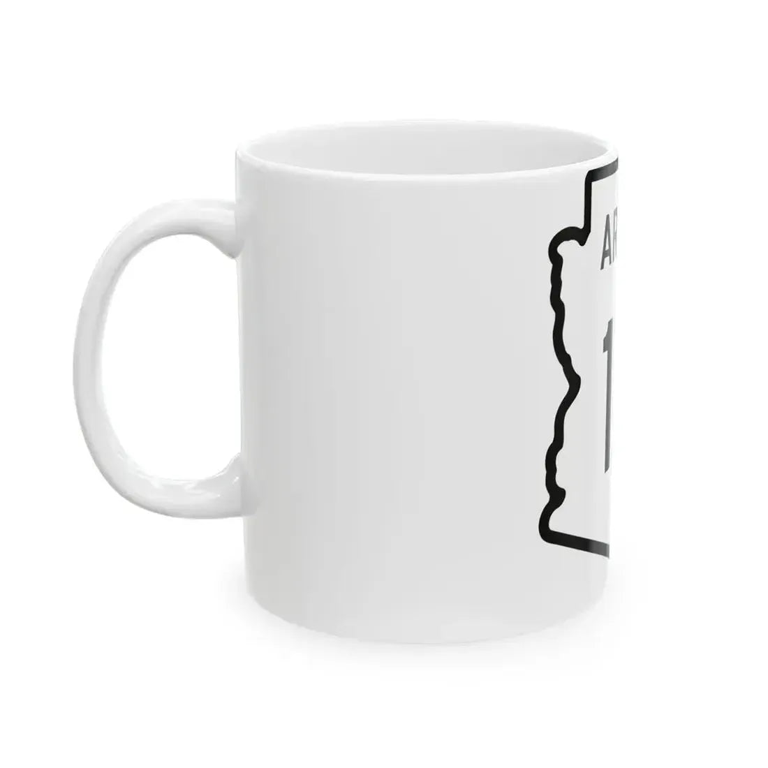 Arizona 177 1941 (Arizona) (Road Sign) White Coffee Mug - Go Mug Yourself