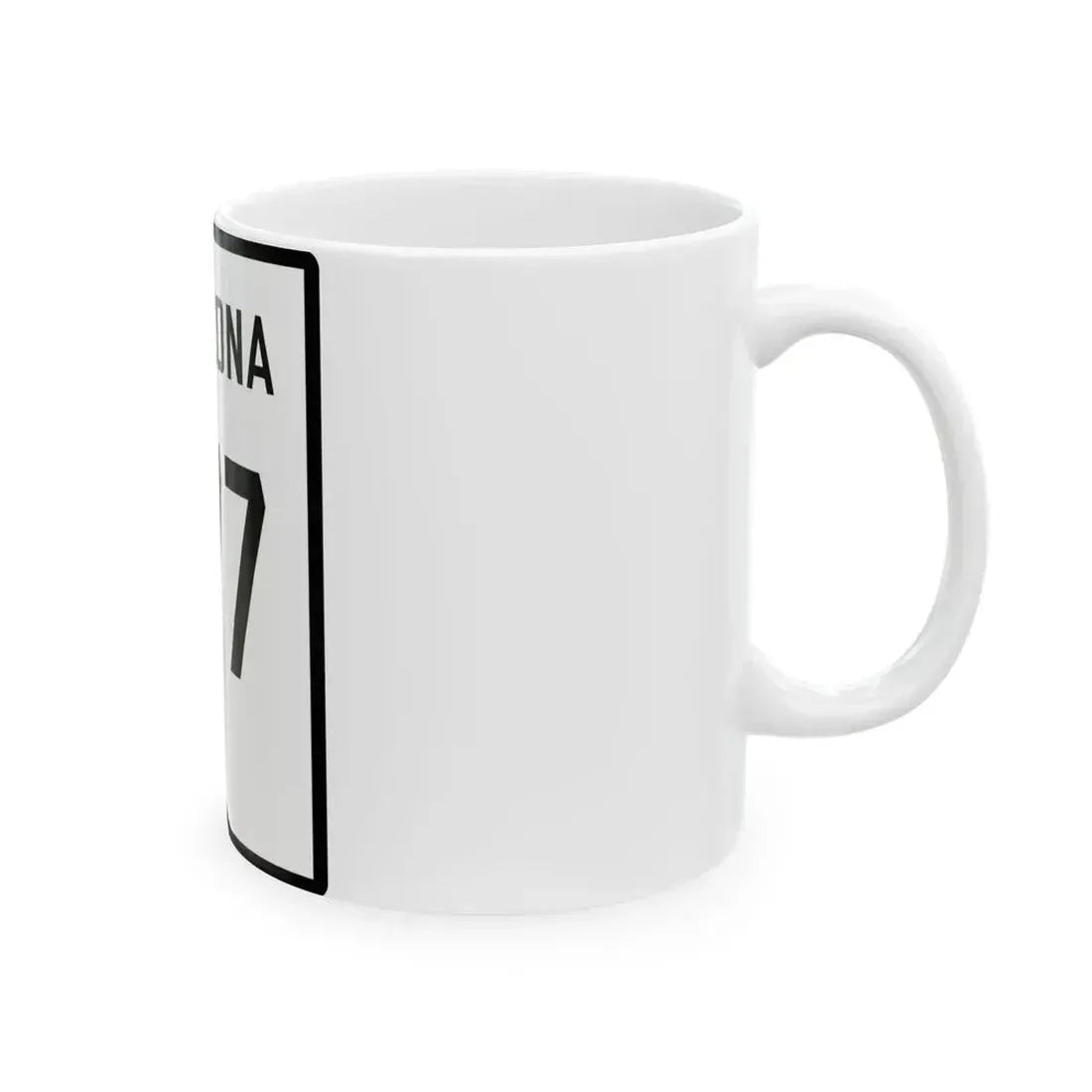 Arizona 177 1941 (Arizona) (Road Sign) White Coffee Mug - Go Mug Yourself