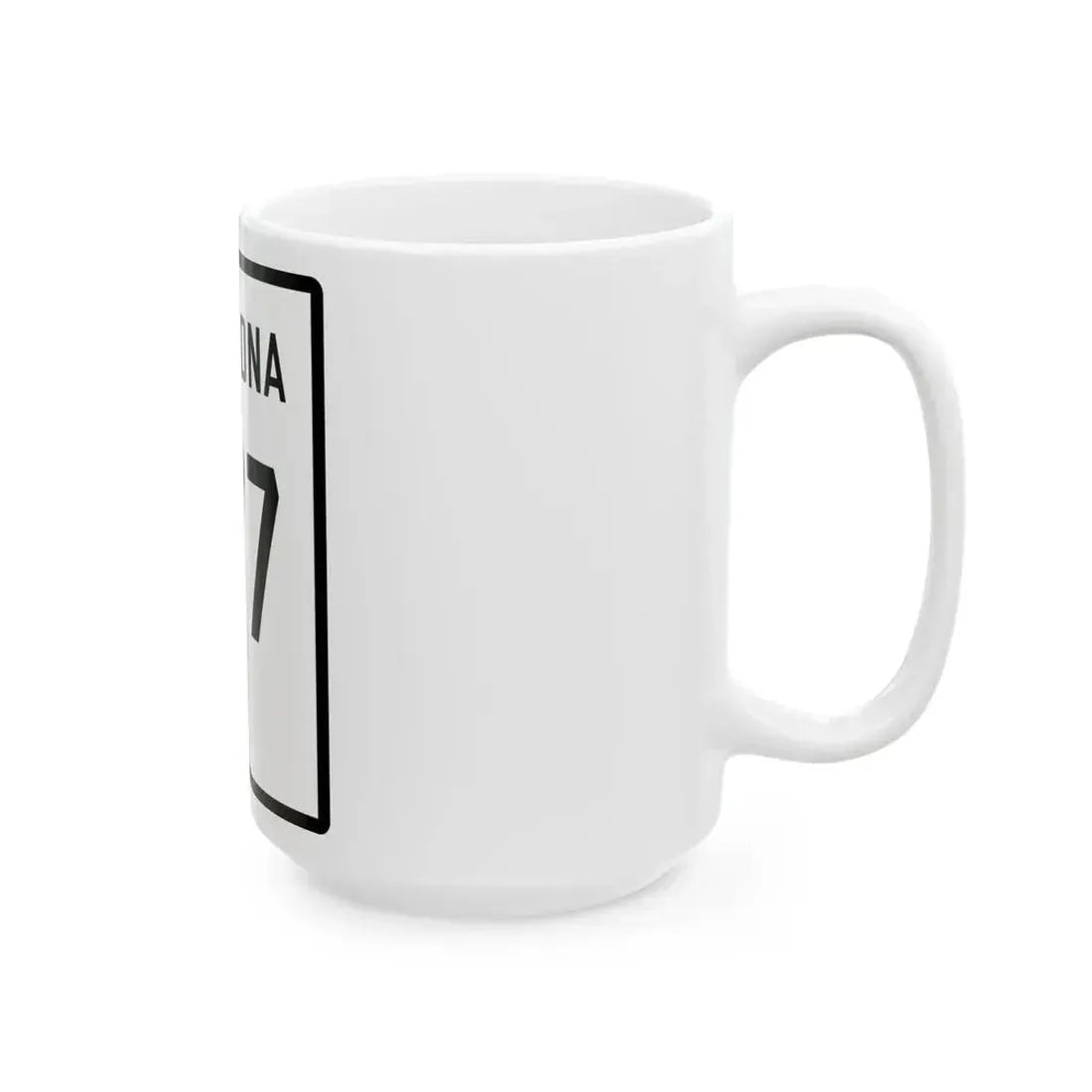 Arizona 177 1941 (Arizona) (Road Sign) White Coffee Mug - Go Mug Yourself