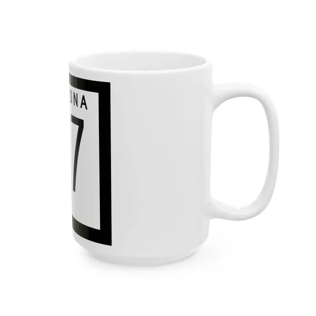 Arizona 177 1978 (Arizona) (Road Sign) White Coffee Mug - Go Mug Yourself