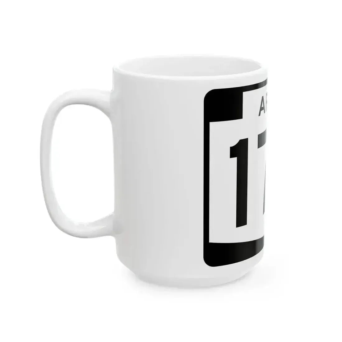Arizona 177 (Arizona) (Road Sign) White Coffee Mug - Go Mug Yourself